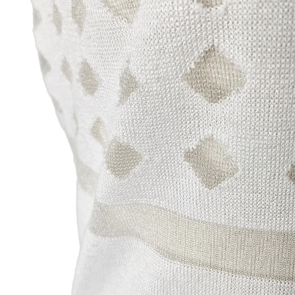 LORNA JANE ‘knit’ tank sleeveless top sheer detail White - Picture 4 of 9